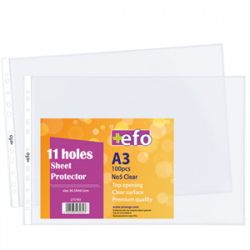 Ζελατίνες με Τρύπες +Efo Α3 Νο5 Clear 100τεμ